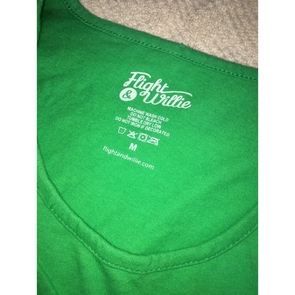 Flight & Willie Green Size Medium Tank Top Cray Since 1981